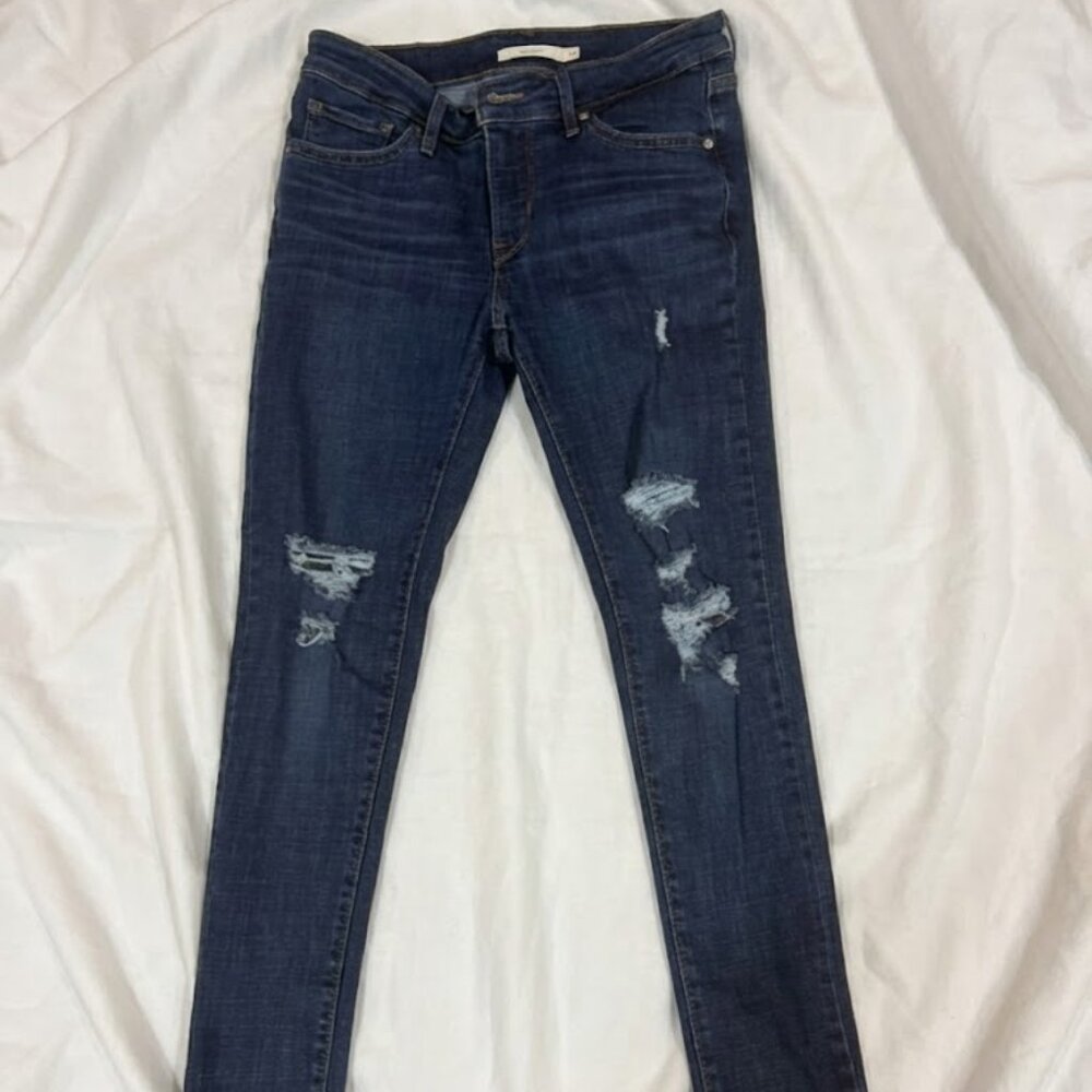 Levi’s 711 dark wash women’s Skinny Jeans – Women’s Size- 27